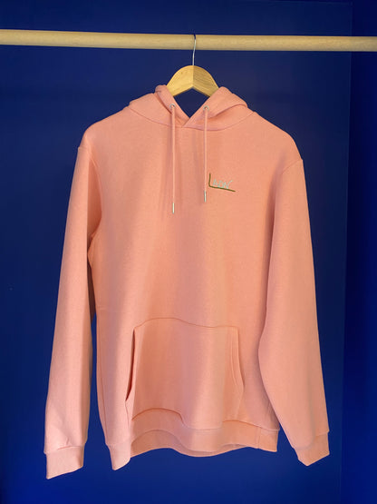 HOMME - Sweat saumon brodé bleu & vert & noir